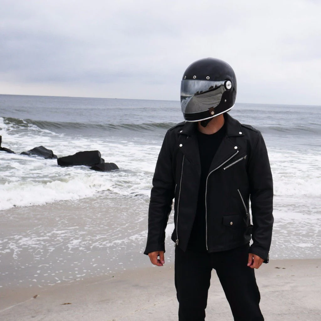 Enforcer Men's Motorcycle Leather Jacket - Image 3