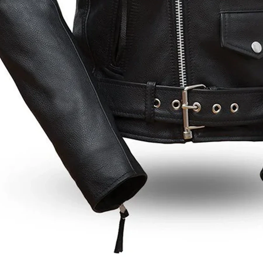 Rockstar - Women's Motorcycle Leather Jacket - Image 4